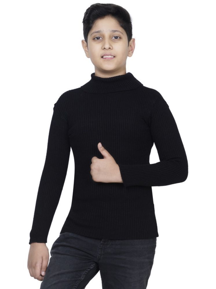     			IndiWeaves Pack of 1 Boys Woollen Blend Sweater ( Black )