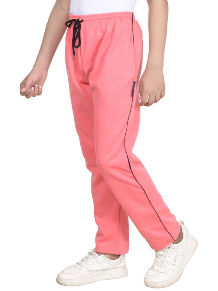     			IndiWeaves Pack of 1 Boys Fleece Trackpant ( Pink )