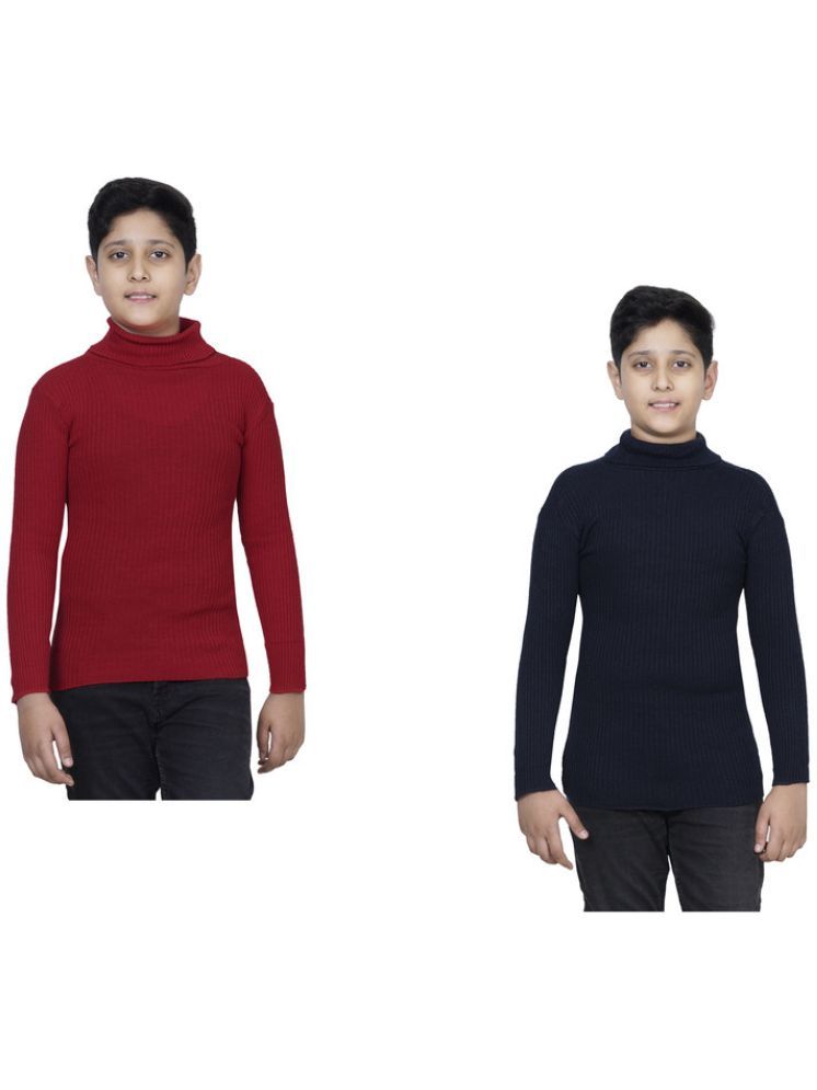     			IndiWeaves Pack of 2 Boys Woollen Blend Sweater ( Multicolor )