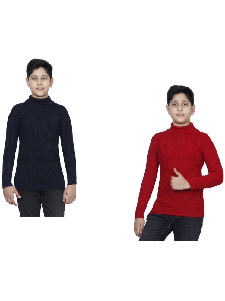     			IndiWeaves Pack of 2 Boys Woollen Blend Sweater ( Multicolor )