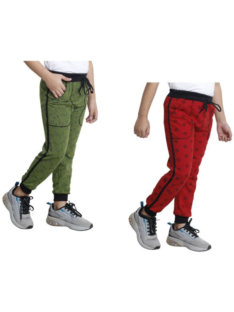     			IndiWeaves Pack of 2 Boys Fleece Trackpant ( Multicolor )