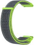 ACM Watch Strap Nylon Soft 22mm compatible with Noise Colorfit Canvas Elite Smartwatch Sports Band Neon Green