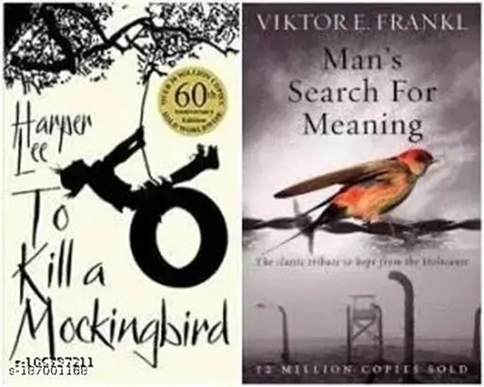     			COMBO OF 2 BOOKS MAN'S SEARCH FOR MEANING AND TO KILL A MOCKINGBIRD