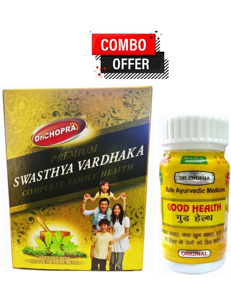     			Dr. Chopra Premium Swasthya Vardhaka Capsule 3 x 20 & Good Health Caps 50 no.s Natural Pack of 2