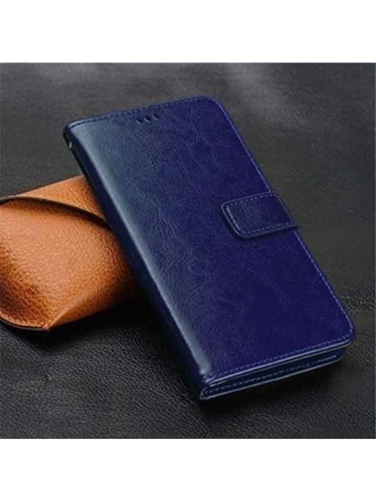     			Masque Blue Flip Cover Artificial Leather Compatible For Xiaomi Redmi 9 Prime ( Pack of 1 )