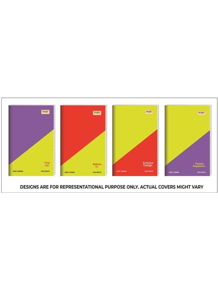     			Shape - Ruled Workbooks ( Pack of 4 )