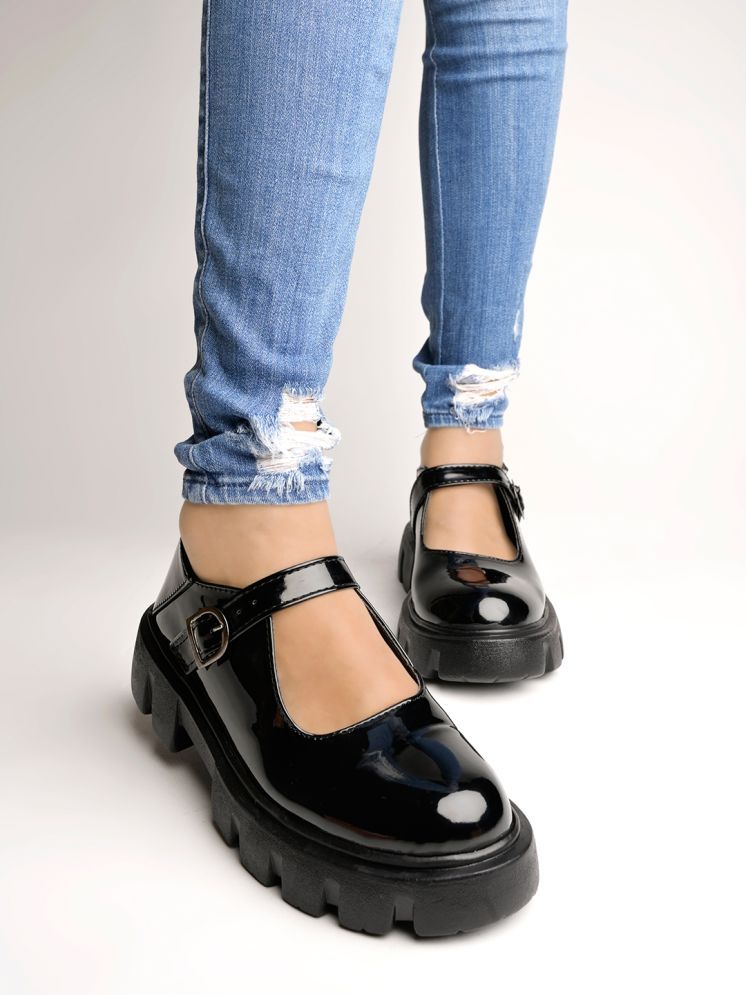     			Stylestry Black Women's Loafers