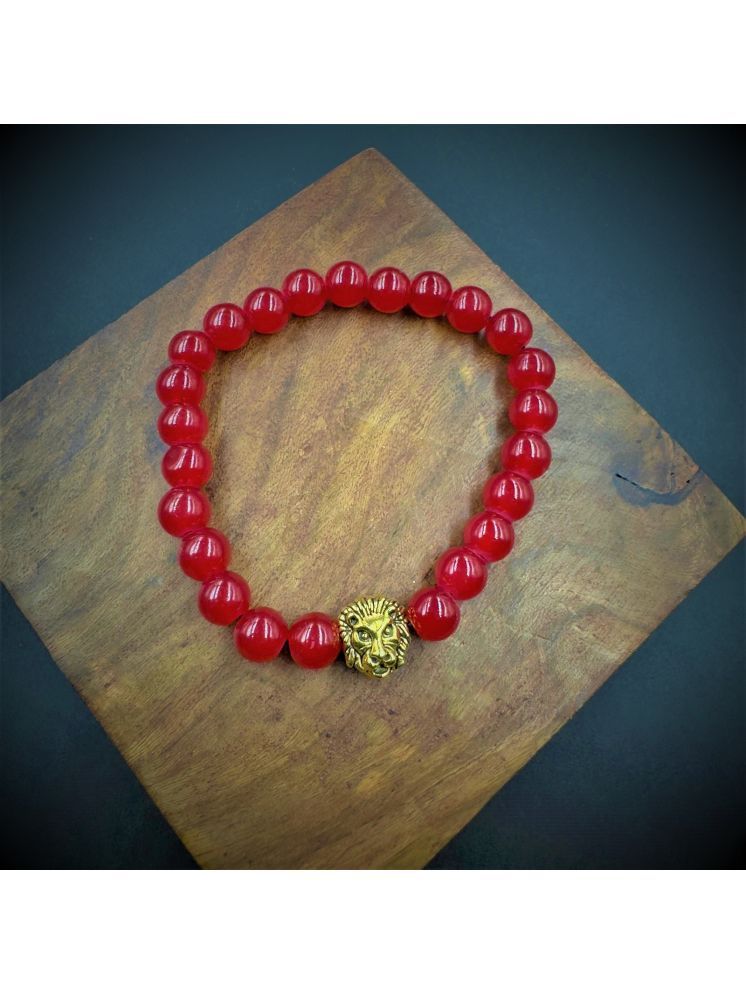     			AKLINA Red Religious Bracelet ( Pack of 1 )