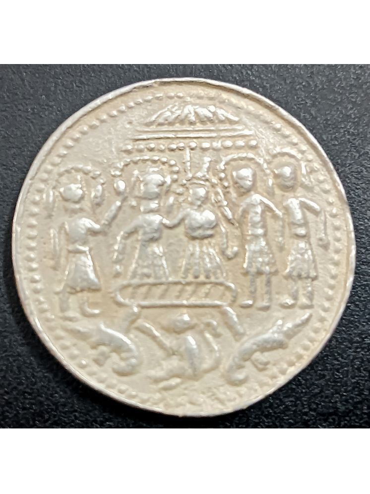     			ANCIENT INDIA RAM DARBAR PARIVAR & HANUMAN SILVER COIN