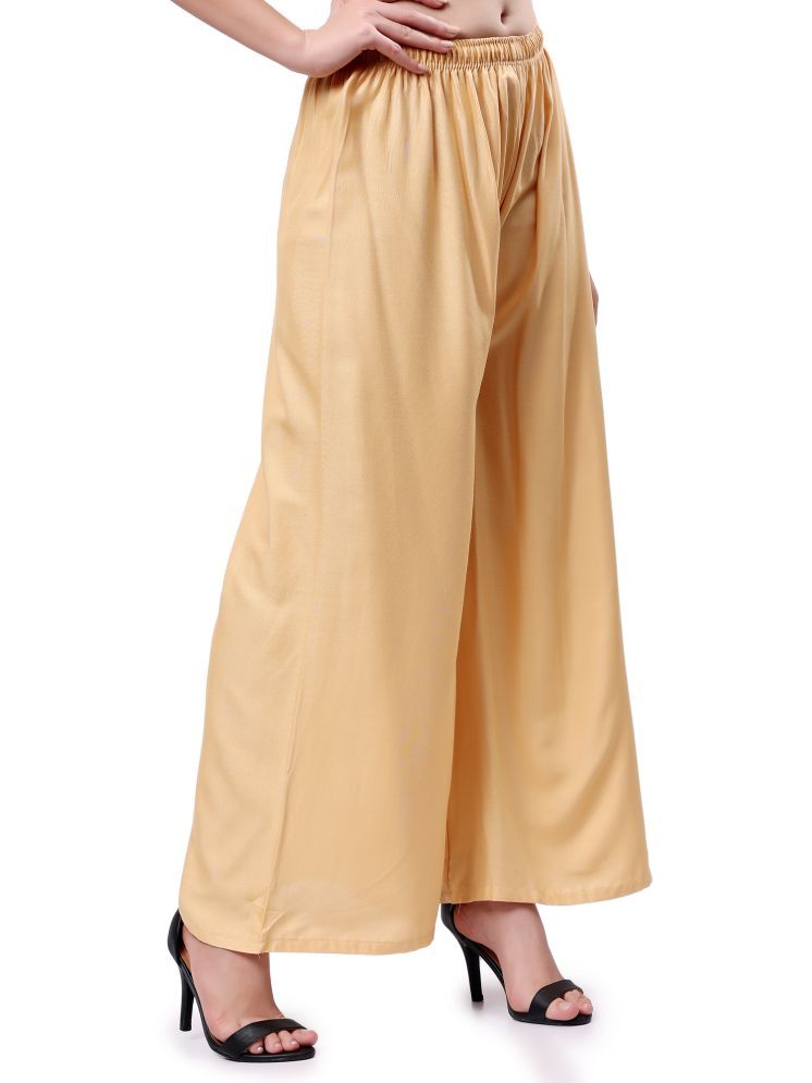     			Keviv - Beige Rayon Women's Palazzo ( Pack of 1 )