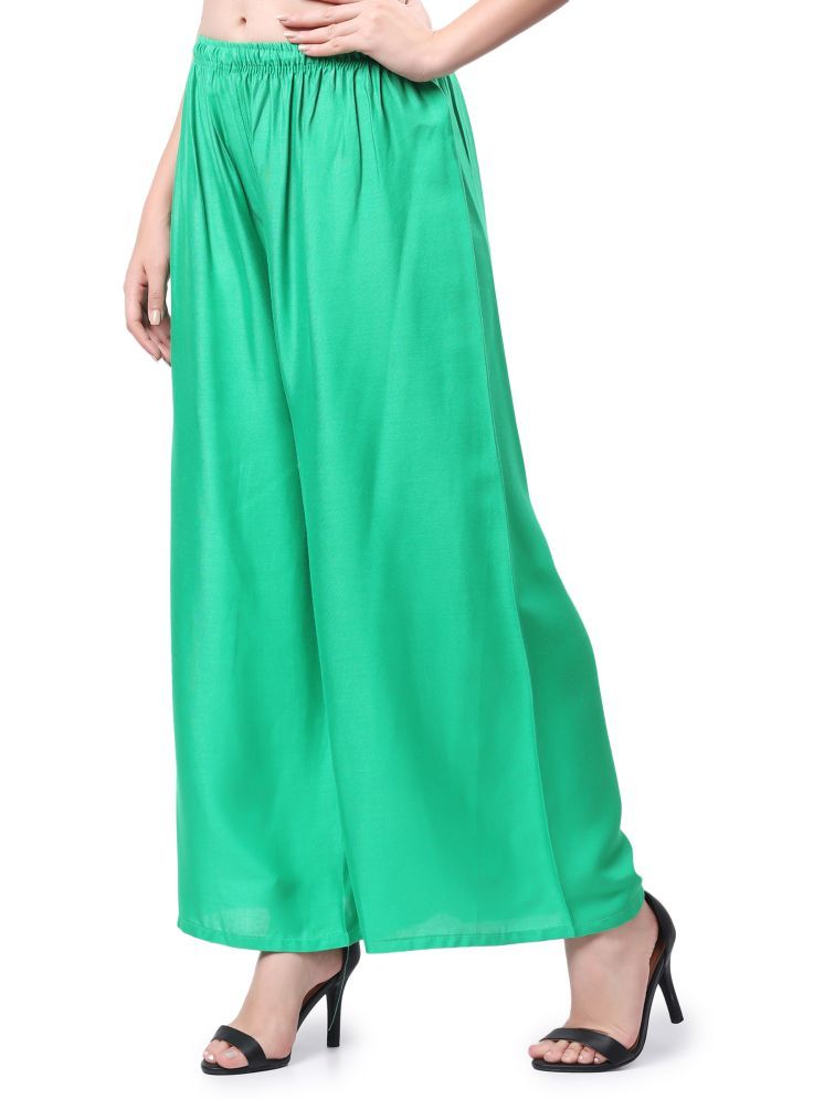     			Keviv - Sea Green Rayon Women's Palazzo ( Pack of 1 )