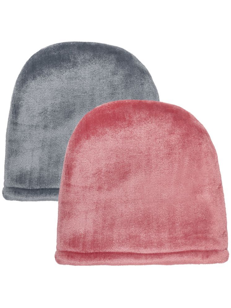     			Klotthe Pack of 2 Fleece Men's Cap ( Multiciolor 5 )