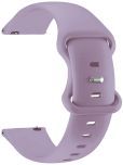 ACM Watch Strap Silicone Belt 22mm compatible with Time Up Rigid Smartwatch Sports Dual Closure Band Purple