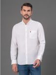 Red Tape 100% Cotton Regular Fit Solids Full Sleeves Men's Casual Shirt - White ( Pack of 1 )