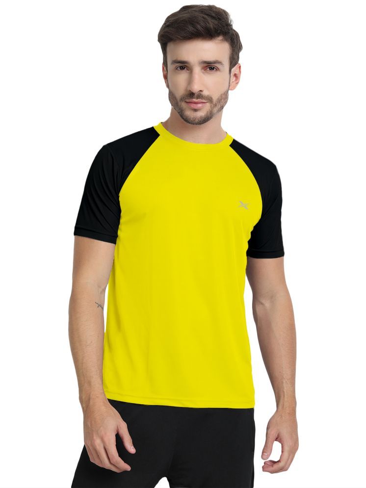     			FTX Pack of 1 Polyester Regular Fit Men's T-Shirt ( Gold )