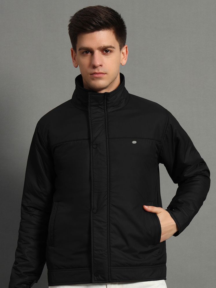     			GET GOLF Polyester Men's Quilted & Bomber Jacket - Black ( Pack of 1 )