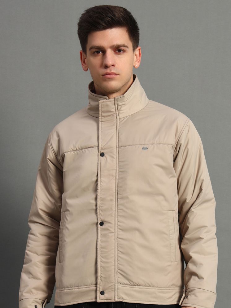     			GET GOLF Polyester Men's Quilted & Bomber Jacket - Beige ( Pack of 1 )