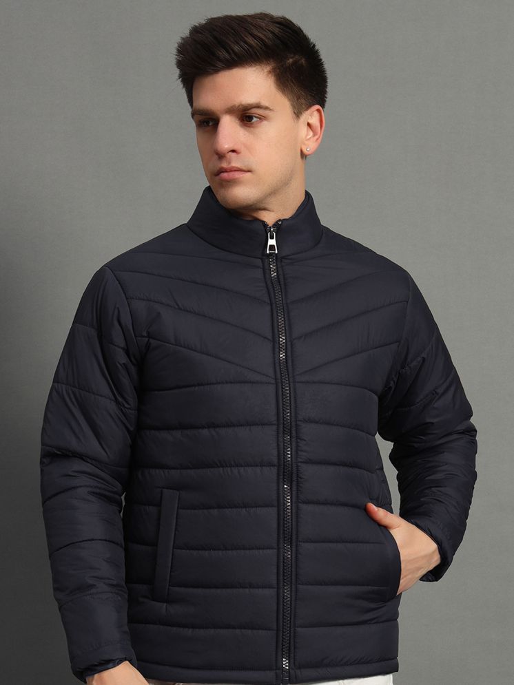     			GET GOLF Polyester Men's Puffer Jacket - Navy ( Pack of 1 )