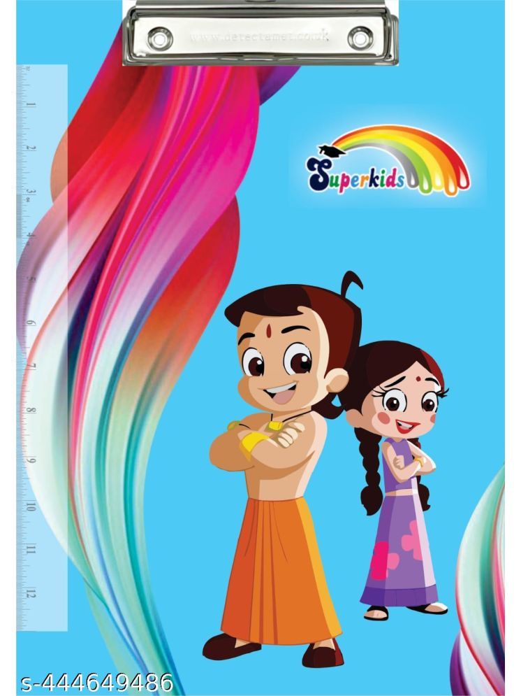     			Posshe Kids Chota Bheem Clipboards, A4 Letter Size Clipboards, Suitable for Office Workers, Students, Teachers (pack 1)