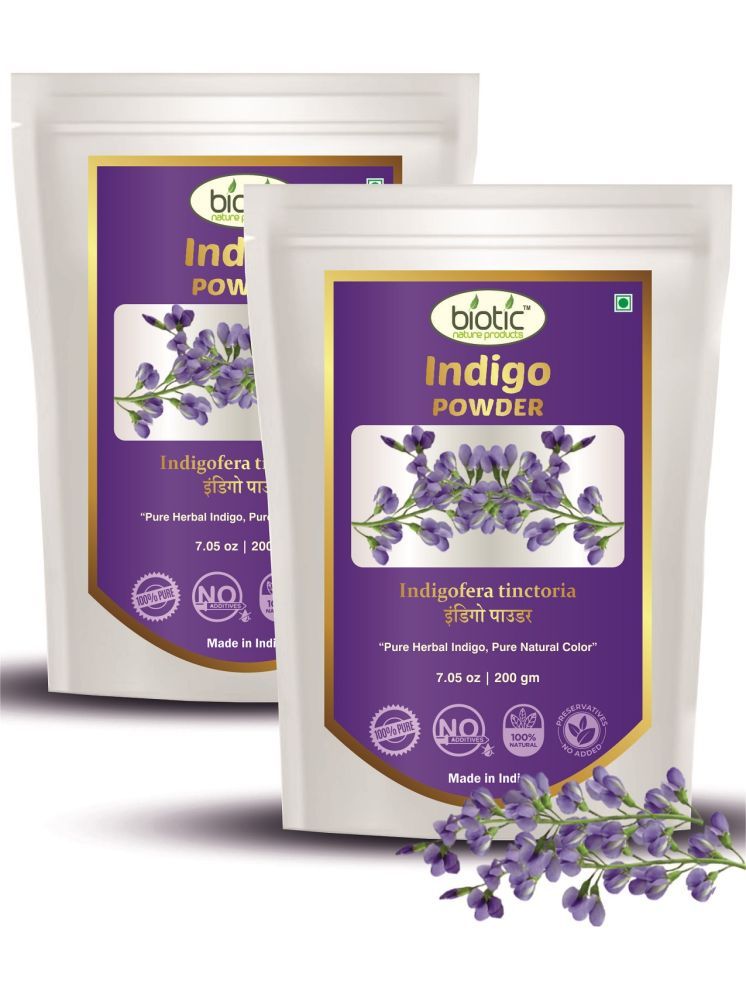     			Biotic Natural Herbal Indigo Powder for Black Brown Hair Colour 400 gm