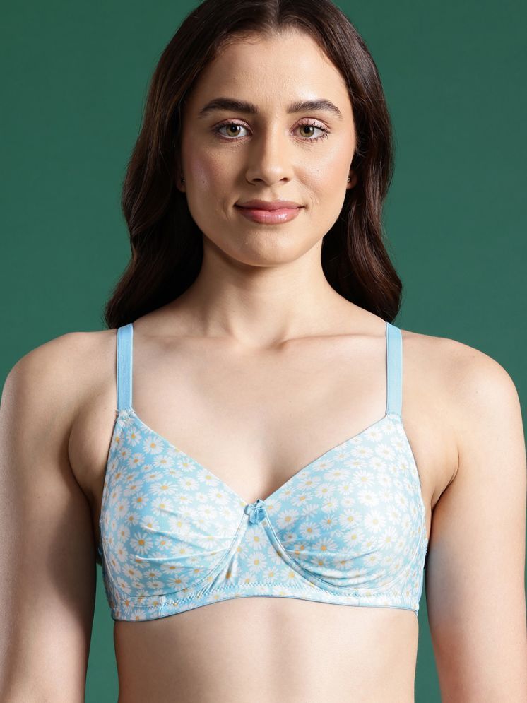     			Leading Lady Pack of 1 Nylon Lightly Padded T-Shirt Bra For Women ( Turquoise )