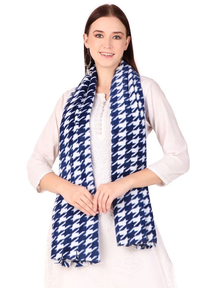     			Bravezi Navy Blue Polyester Women's Stole ( Pack of 1 )