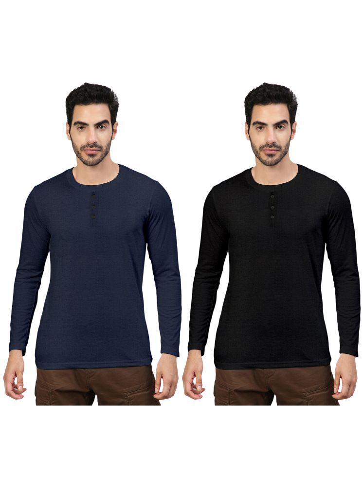     			FTX Pack of 2 Cotton Blend Regular Fit Men's T-Shirt ( Charcoal )