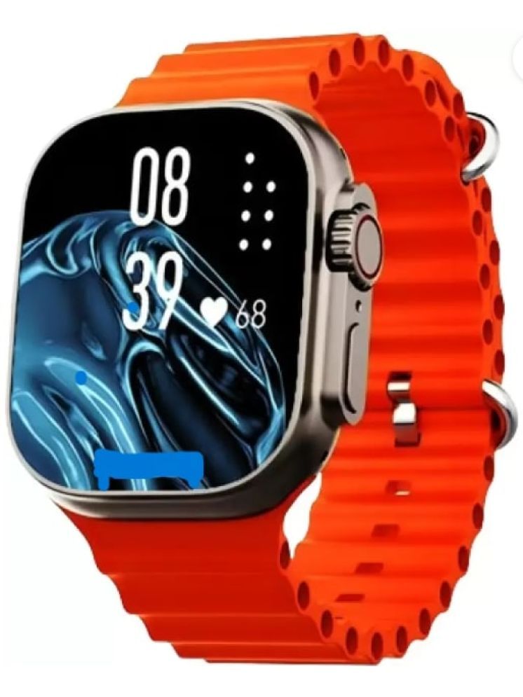     			NICEBUDS AMOLED BT Calling Rubber Upto 1-2 days Smart Watch Orange