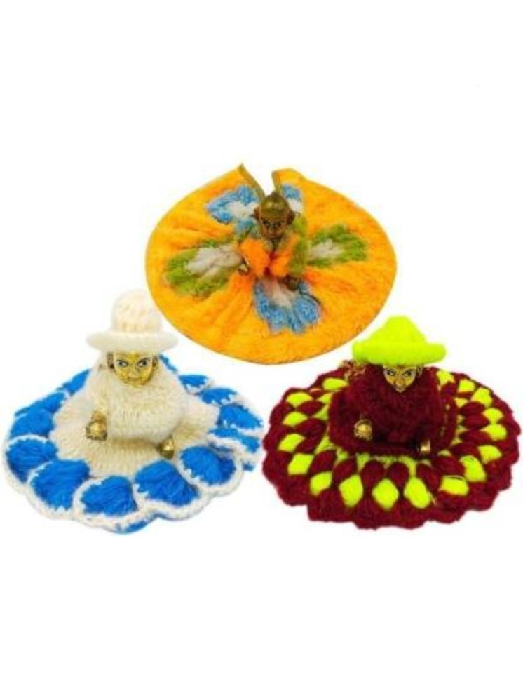     			REIRSON Laddu Gopal Multicolor Wool Dress ( Pack of 3 )