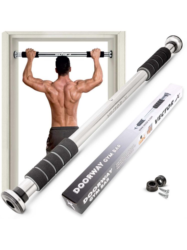     			Vector X GB-360-C Adjustable Pull Up Bar with Cushioned Grip for Doorway Gym Workout Equipment for Strength Training