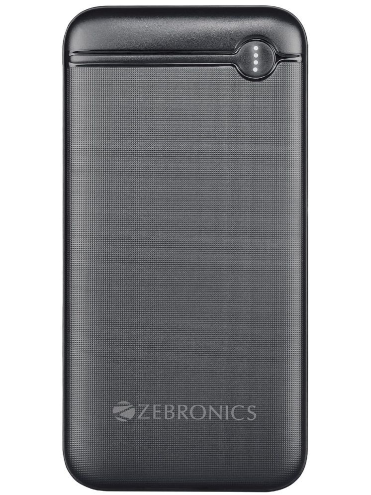     			Zebronics 10000 -mAh 5V/2A Li-Polymer Power Bank