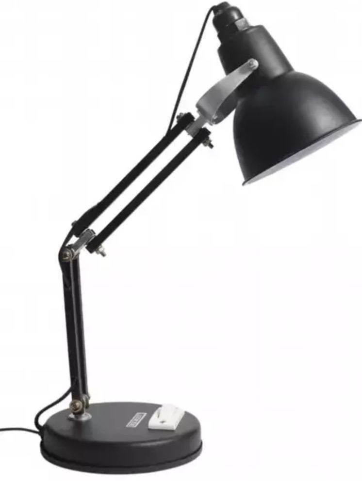     			SPARKWORLD Black Study Table Lamp ( Pack Of 1 )