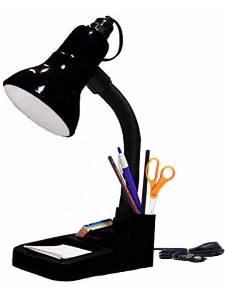     			SPARKWORLD Black Study Table Lamp ( Pack Of 1 )