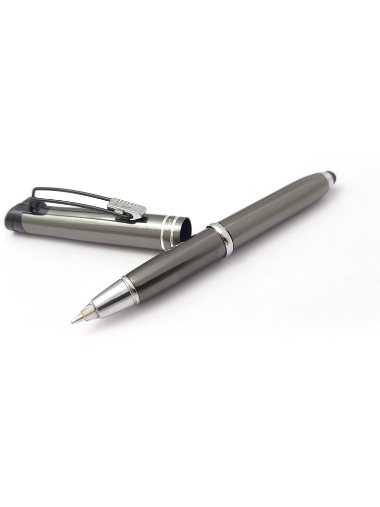     			UJJi Stylus Pen with Led Light When Writing Grey Ball Pen