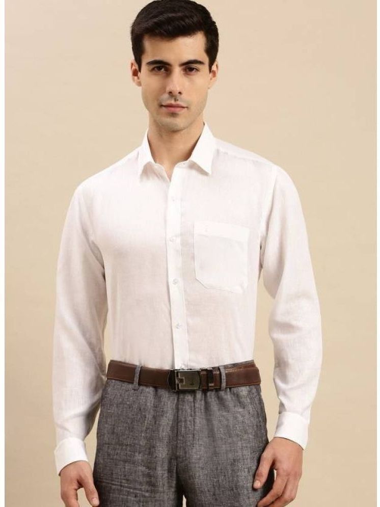     			Ramraj cotton Cotton Blend Regular Fit Full Sleeves Men's Formal Shirt - White ( Pack of 1 )