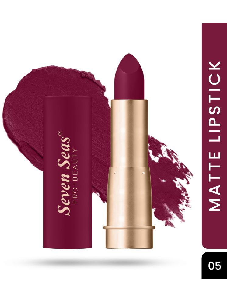     			Seven Seas Wine Matte Lipstick 3g