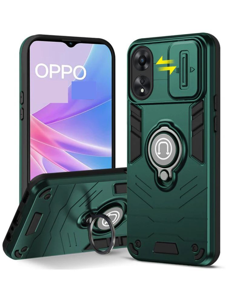     			Shining Stars Hybrid Bumper Covers Compatible For Polycarbonate Oppo A78 5G ( Pack of 1 )