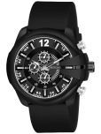 Crestello Black Silicon Analog Men's Watch