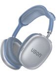 UBON 720 Beast Series Bluetooth Bluetooth Headphone On Ear 60 Hours Playback Active Noise cancellation IPX4(Splash & Sweat Proof) Blue