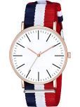 Viser Multicolor Nylon Analog Womens Watch