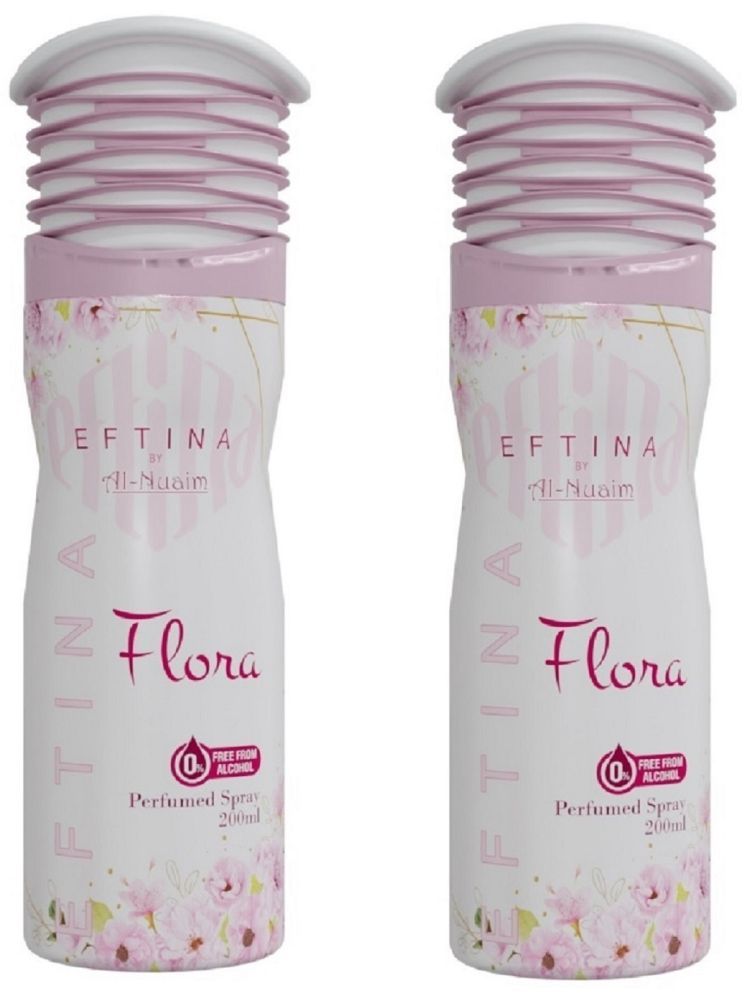     			Al-Nuaim Flora Deodorant Spray for Women 400 ml ( Pack of 2 )