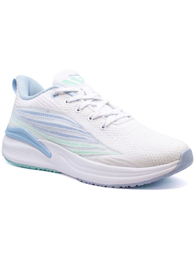     			Columbus PACER White Men's Sports Running Shoes