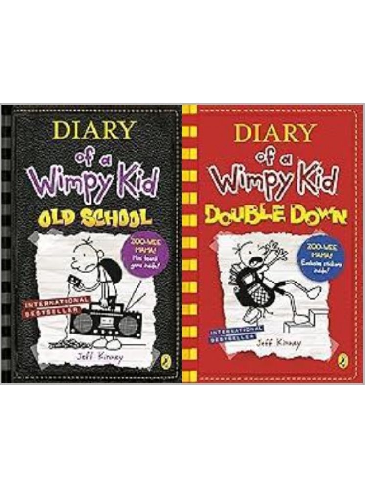     			Diary of a Wimpy Kid 10 Old School + Double Down (Diary of a Wimpy Kid Book 11)