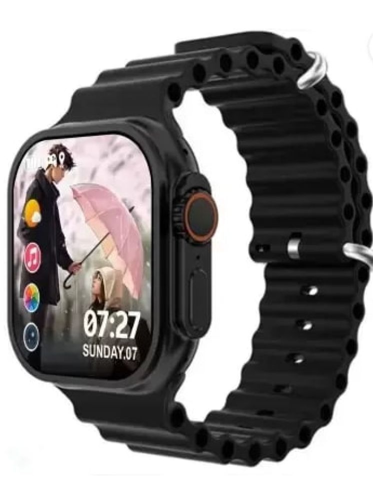     			GT GLOTIME AMOLED BT Calling Rubber Upto 1-2 days Smart Watch Black