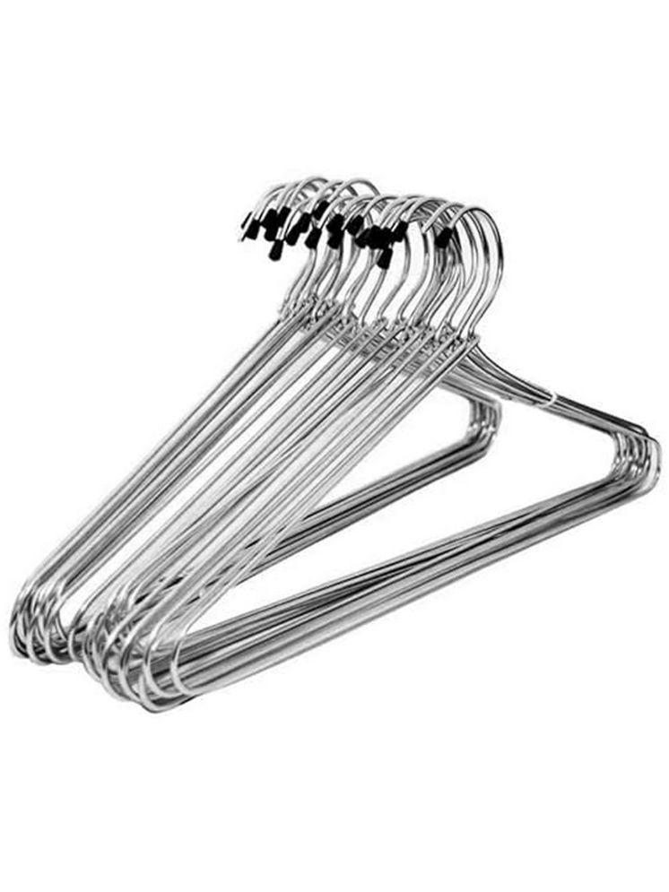     			Home Lane Stainless Steel Standard Clothes Hangers ( Pack of 12 )