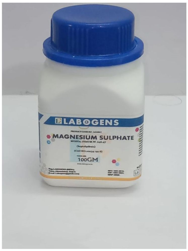     			LABOGENS  MAG-NES-IUM SUL-PHATE  (heptahydrate) 100gm