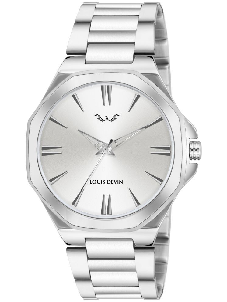     			LOUIS DEVIN Silver Metal Analog Men's Watch