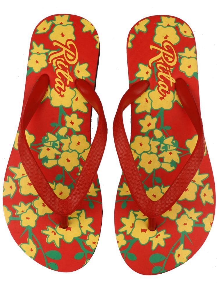     			METAMORPH X RITA Red Women's Daily Slipper