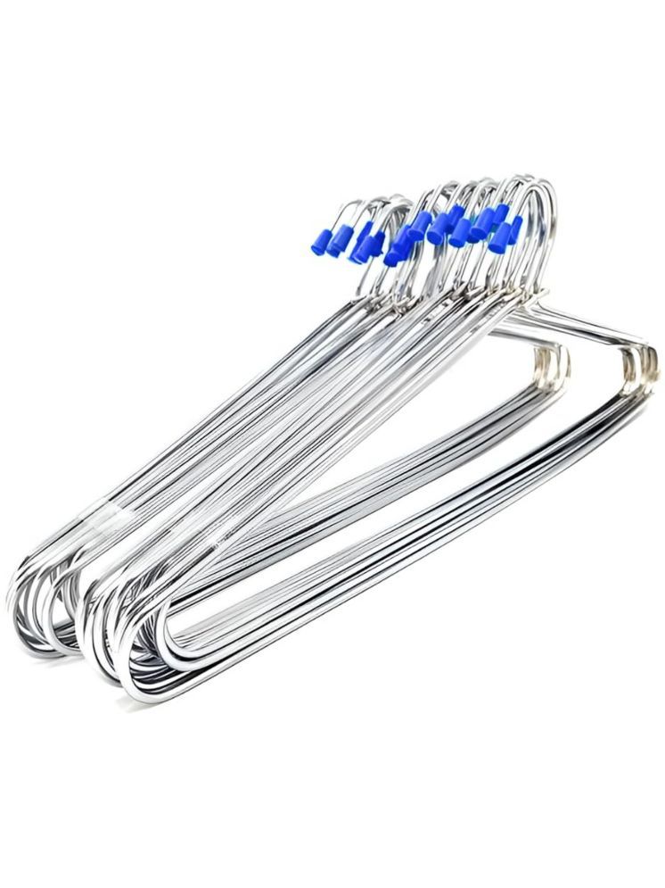     			TINUMS Stainless Steel Standard Clothes Hangers ( Pack of 12 )