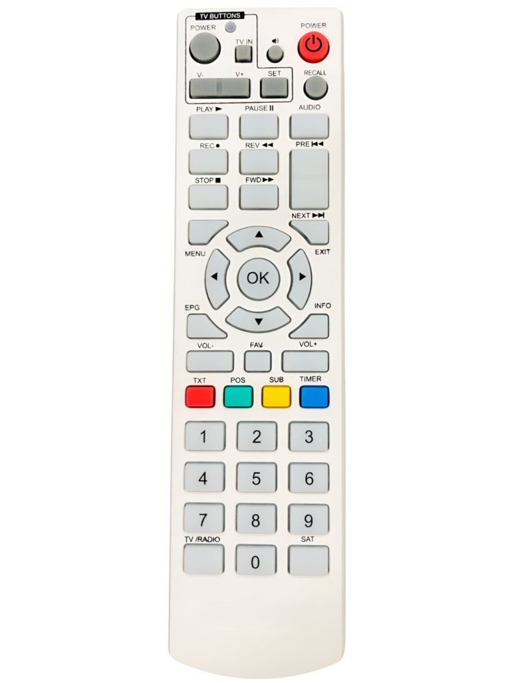     			Upix 1202 DTH Remote Compatible with Solid Free Dish DTH